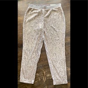 Chico’s Ultimate Fit Sz 2 Ankle Sequin Pants